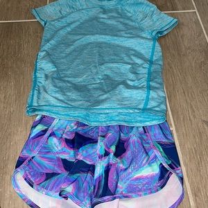 Gently used All In Motion athletic outfit.